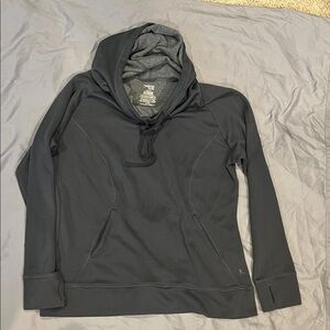 Danskin Women's Black Hooded Pullover Sweatshirt